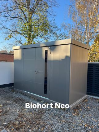 Potřebujete místo pro kola, nářadí nebo zahradní vybavení? S Biohort Neo získáte prostor, který vypadá skvěle a vydrží...